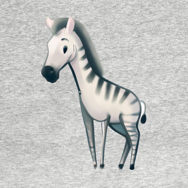 Cute Zebra Drawing by Play Zoo